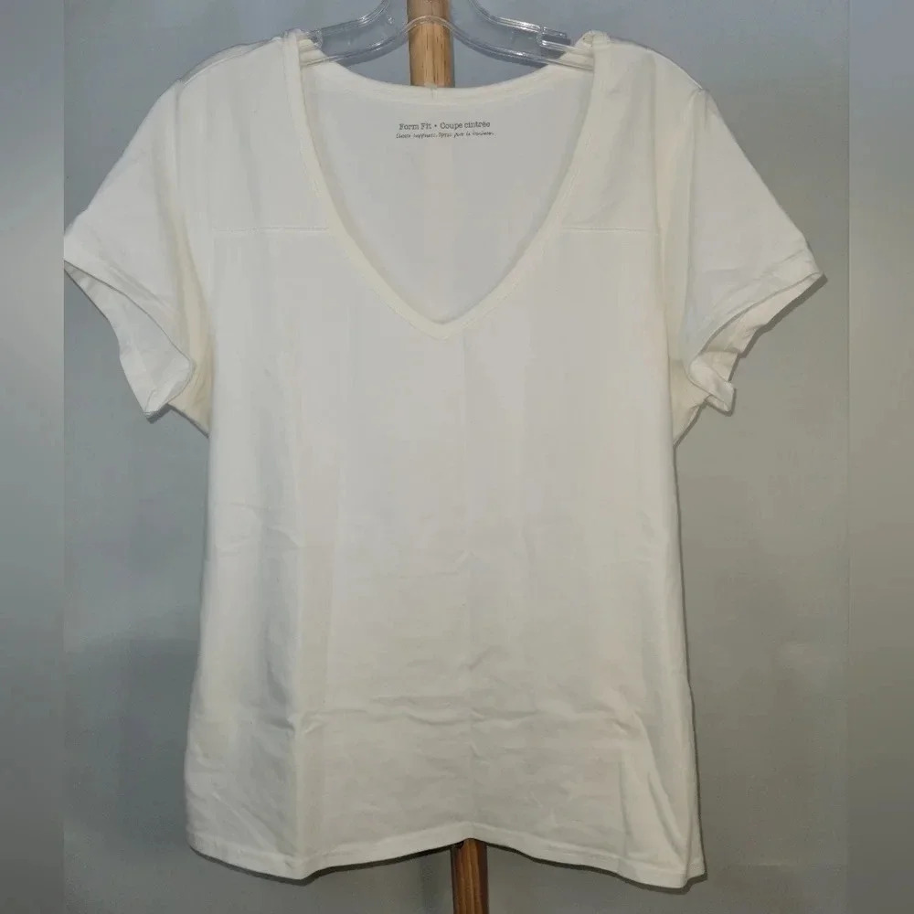 Vintage White Form Fit T-shirt Short Sleeve XXL - Picture 4 of 7